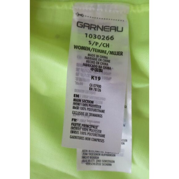 Louis Garneau 1030266 Women's Sz S Bright Yellow Sleet WP Cycling Jacket - Picture 9 of 12